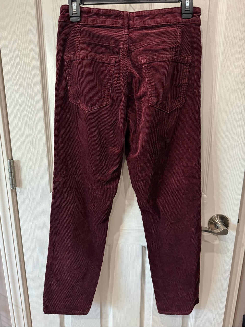 Pilcro by Anthropologie Corduroy High Rise Slim Two Tone Pants Size 26 - Picture 8 of 12